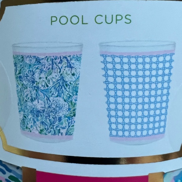 Lilly Pulitzer printed plastic pool cups - Picture 6 of 6